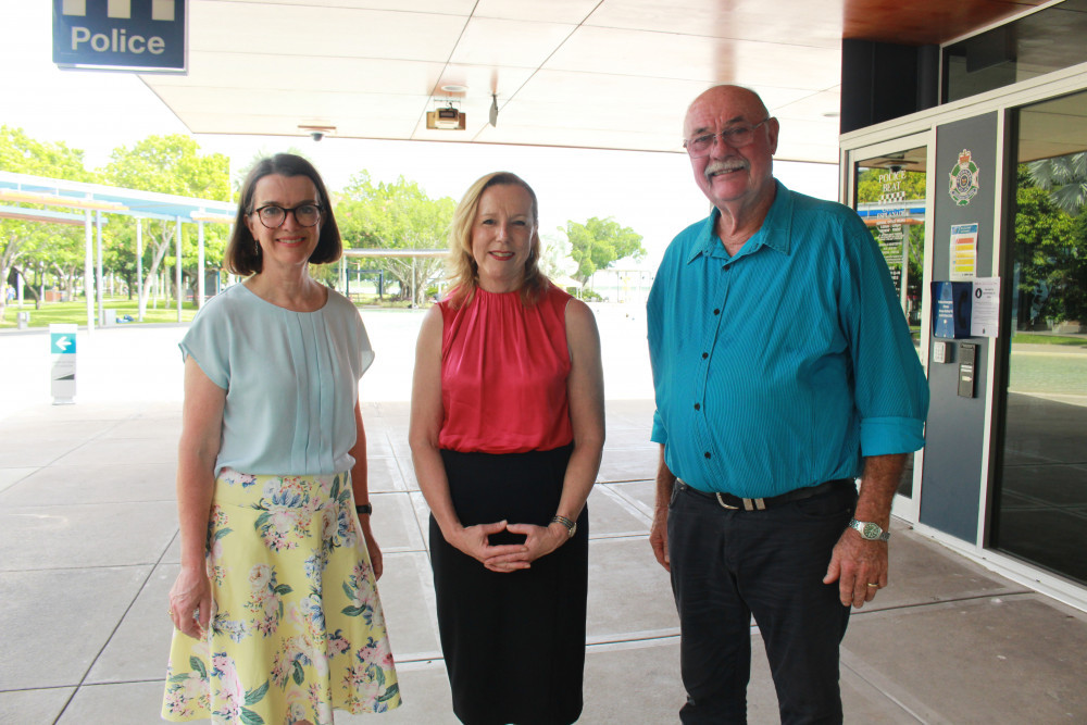 (L-R) Minister Anne Ruston, CEO of Access Community Housing Liz Brown and Warren Entsch MP