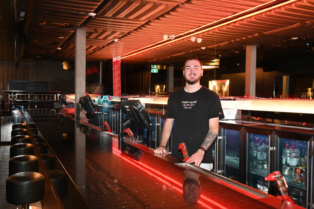 All the hard work has been done and the operators are about to open the doors to the swanky new X-clusive nightclub in the Cairns CBD. Manager Matt Hill (right) gave Cairns Local News an exclusive tour.