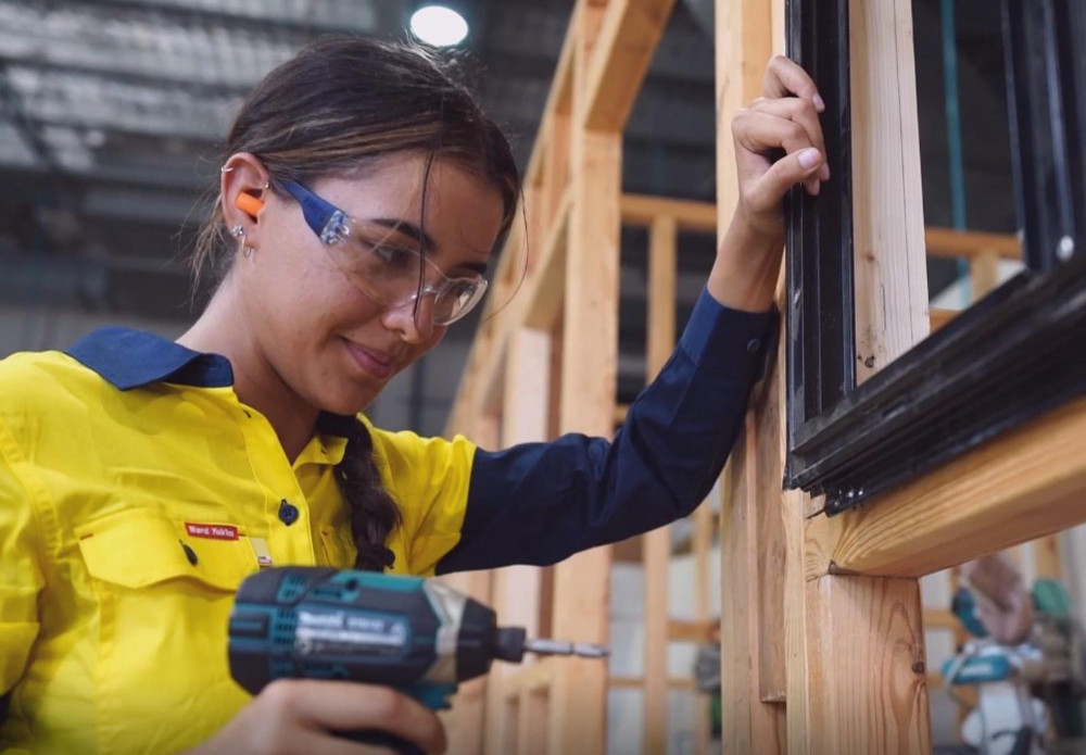 Women in Trade Image supplied by TAFE Queensland