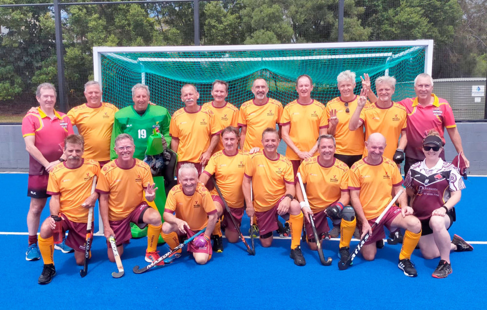 Greg, proud of his Queensland Bronze Medal Winning side