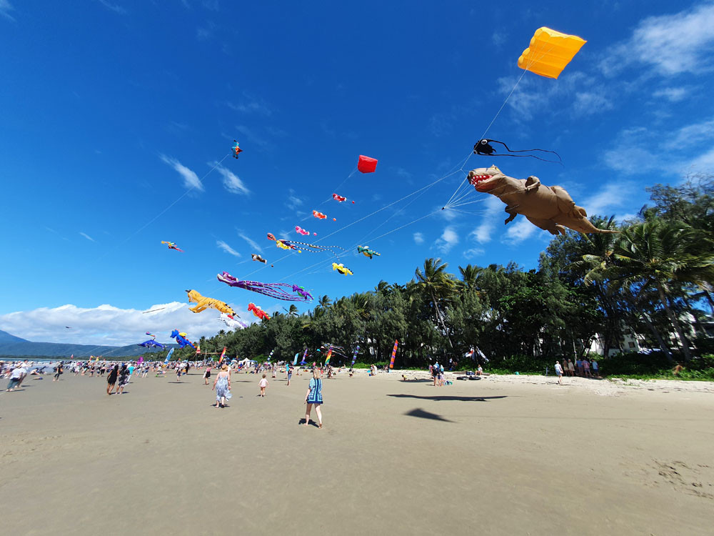 Stunning kites on Four Mile Beach. Pictures: Gary Gazza’ McIlroy
