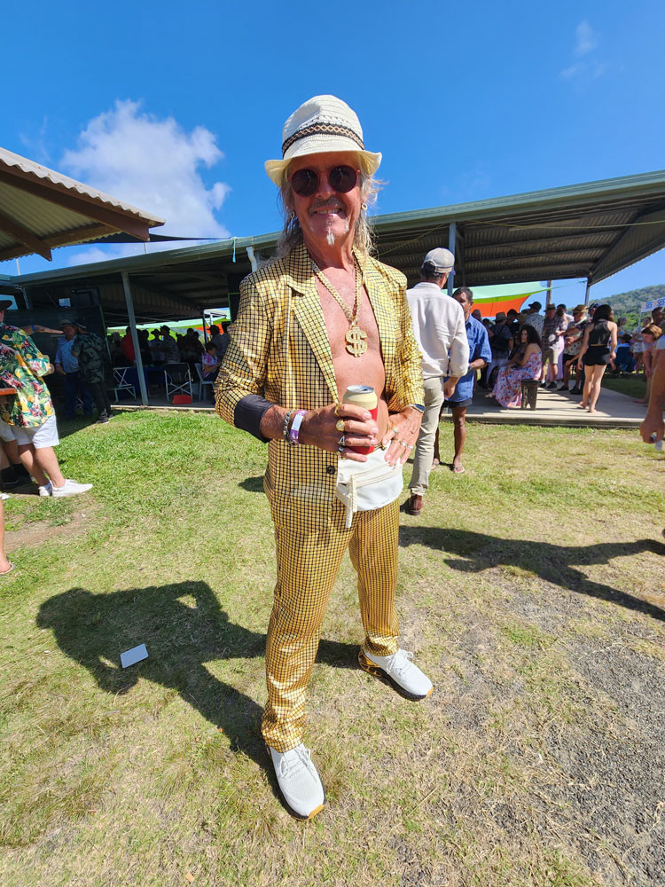 Fashions on the Field hopeful Paul Humphries.