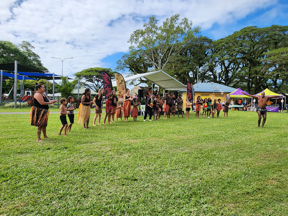 Traditional dancing at a recent Light Up the Park event.