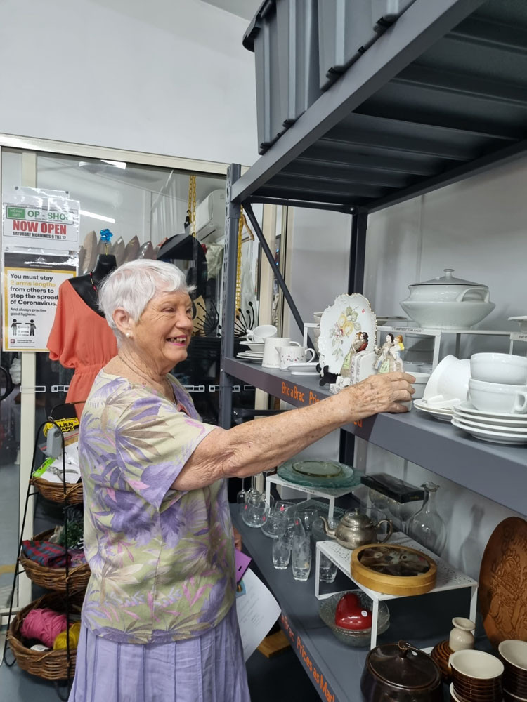 Vivienne Ruffles, a volunteer superstar from the Port Douglas CWA, the Historical Society and Meals on Wheels to name but a few