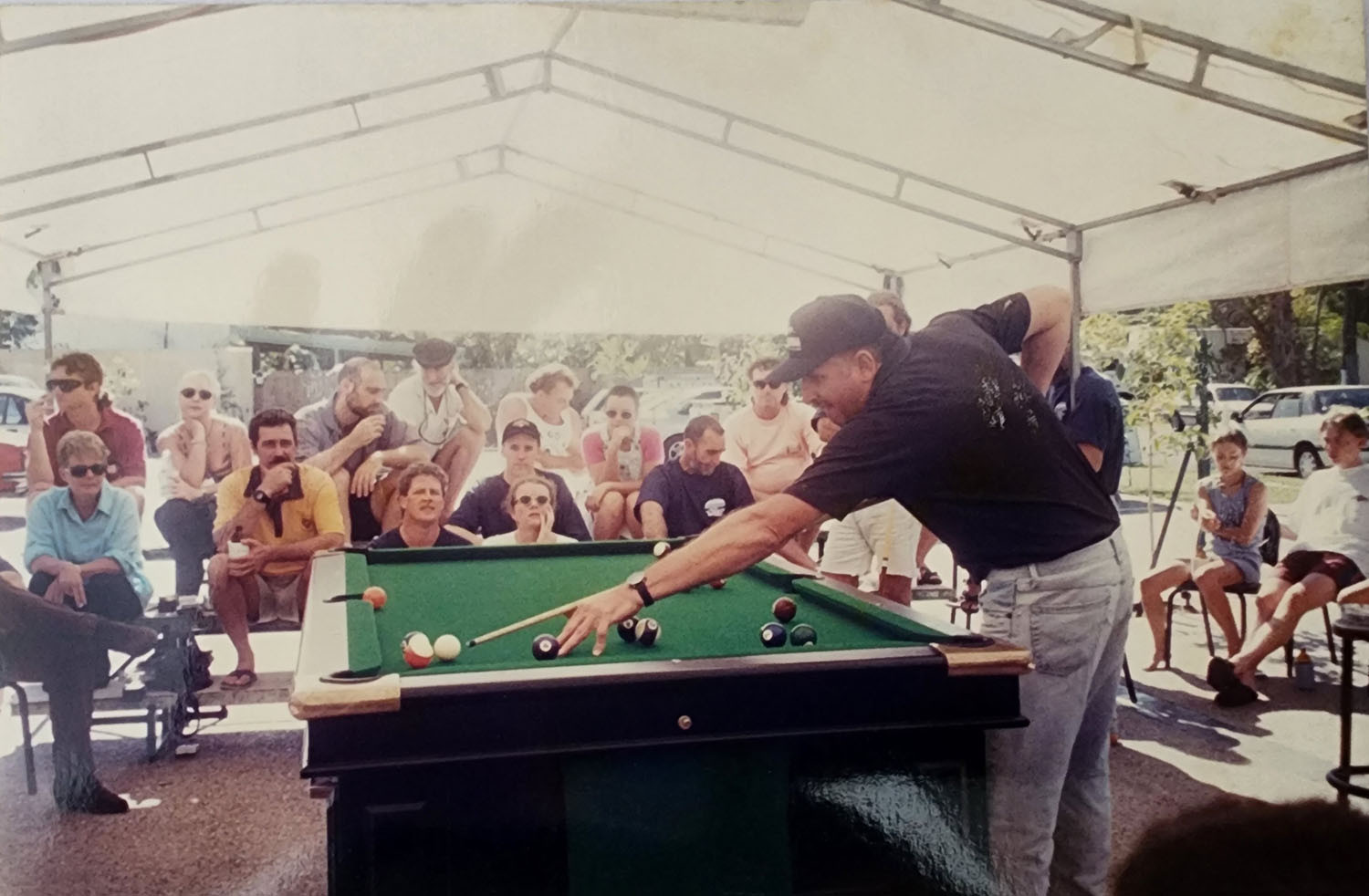 The Pool Douglas pool competition league in the late 1980s at The Barrier Reef Tavern. Pictures: Supplied
