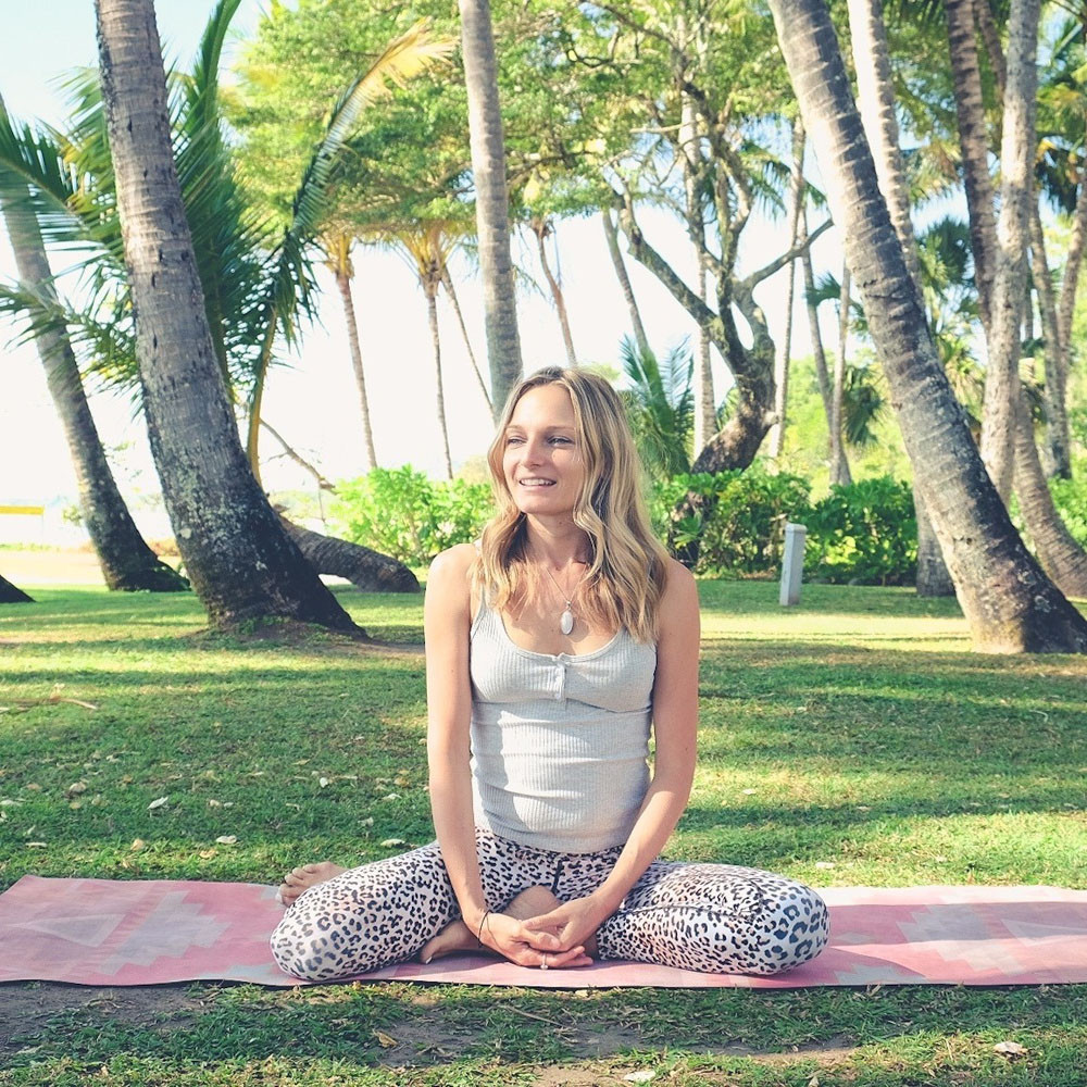 yoga teacher Beth Hartig. Pictures: Leonie Jarrett