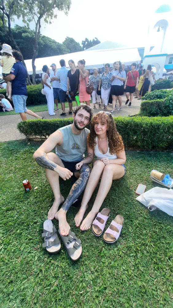 Jack Hughes and Rhiannon McEvoy.
