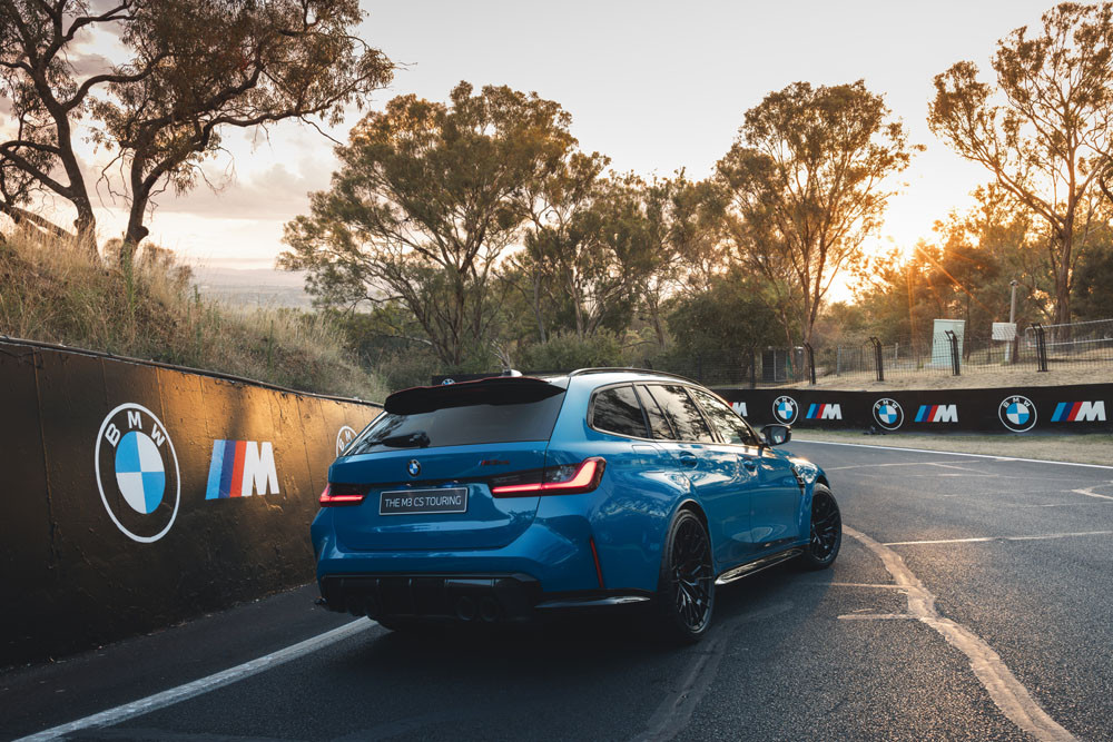 The BMW M3 CS Touring’s world premiere was at Bathurst this year.