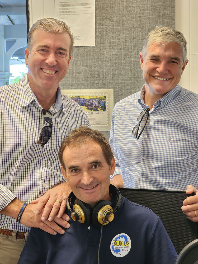 With Katter candidates Duan Amos and Robbie Katter.