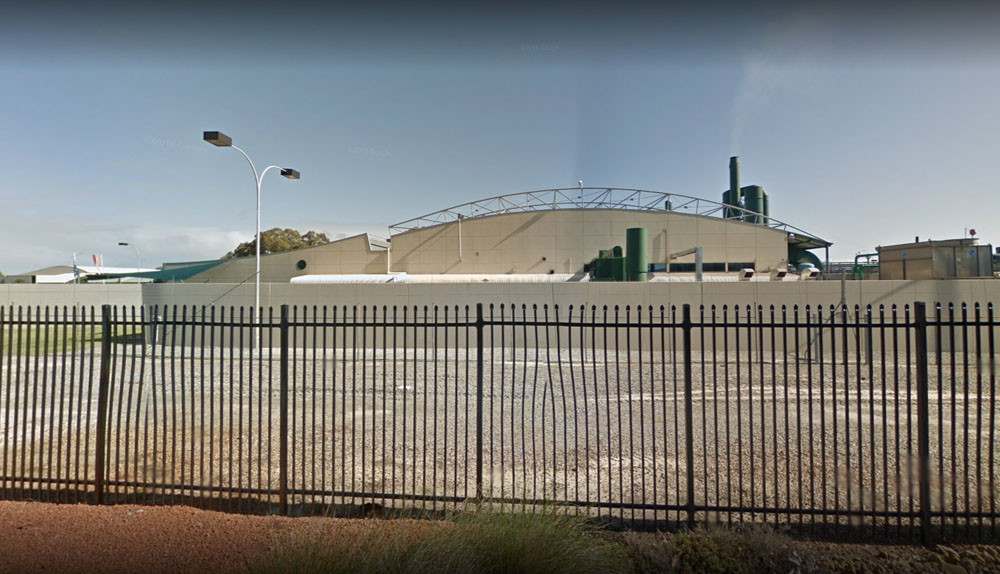 Perth Mint’s gold refinery at Perth Airport where much of PNG’s gold is refined. Picture: Google Maps