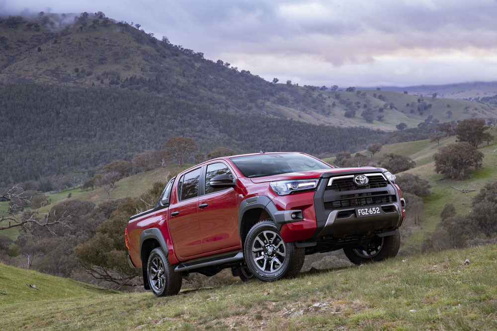 Toyota’s HiLux was No.2 but helped the brand reach the top in May.