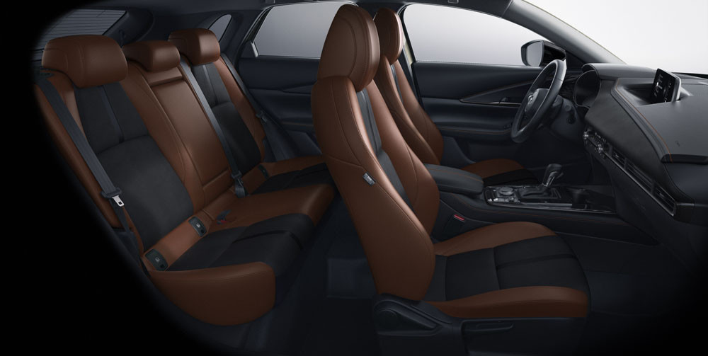 Mazda is rolling out Touring LE editions of the CX-30 with a unique terracotta interior. Pictures: Mazda Australia