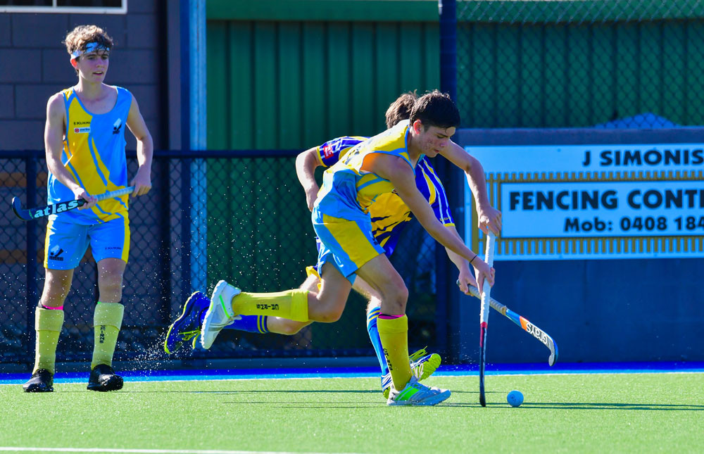 Under-17 player Bodhi Williams-Carey from Brother’s Fury at the 2022 Hawthorn Shield against Townsville. Picture: Cairns Hockey Association