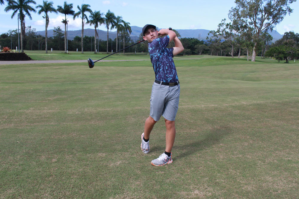 DRIVING TO BE THE BEST Mossman golfer Couper Smith, 17, is representing the Far North at the Australian Junior Amateur golf championships in Hobart this week. Picture: Isabella Guzman Gonzalez