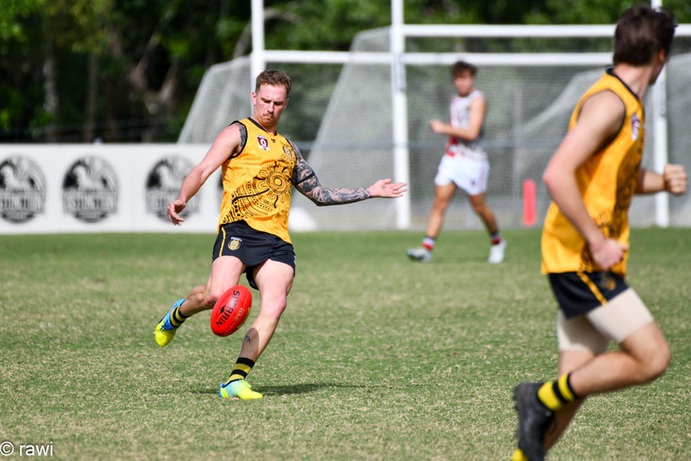 Hayden Spiller was among the Tigers’ best. Picture: rawi/AFL Cairns