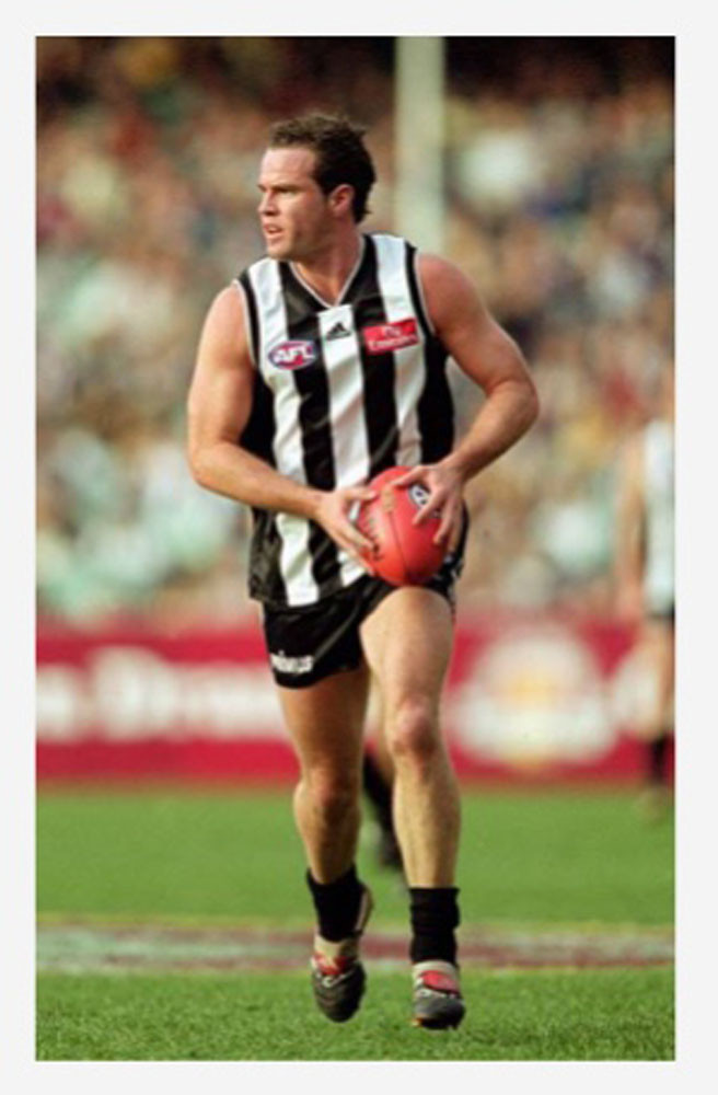 Inset and Above: Tyson Lane is an ex Western Bulldogs and Collinwood Player.