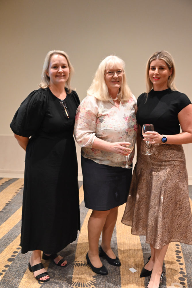 Kirsten Buttigieg, Nann Adams and Nadine Sleeman from NAB.