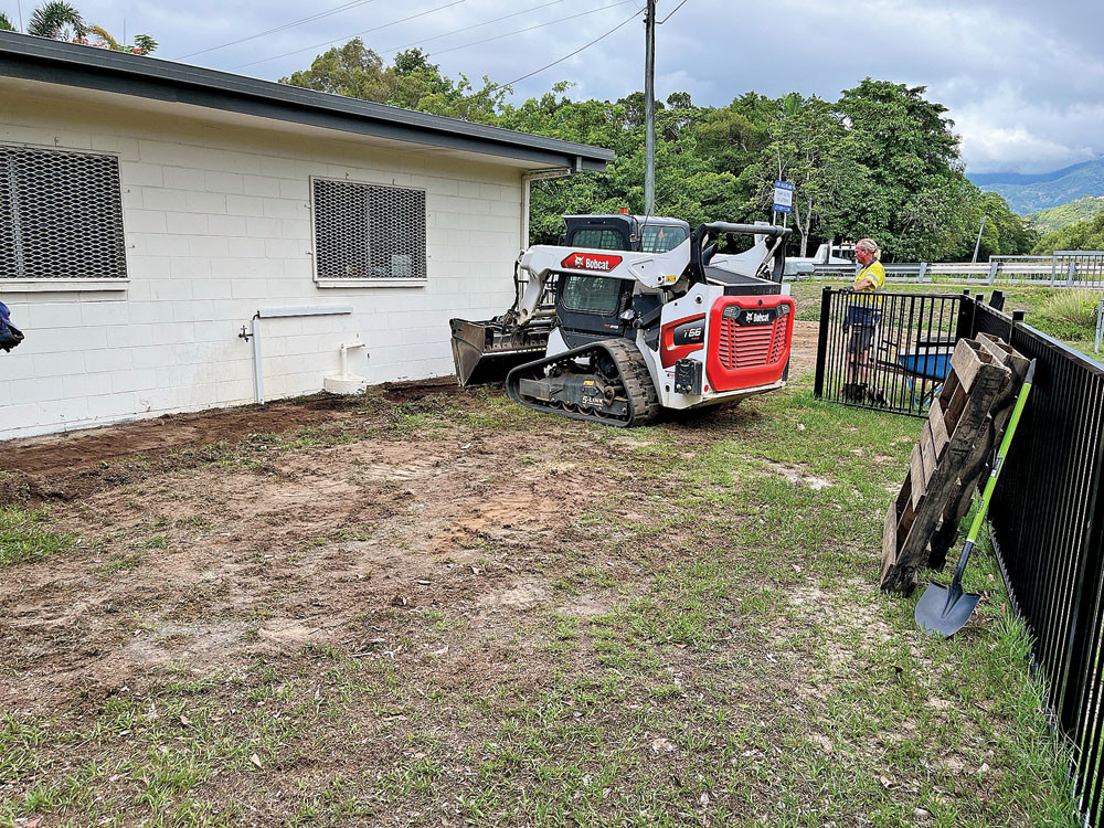 New fencing for the Cairns Toy Library