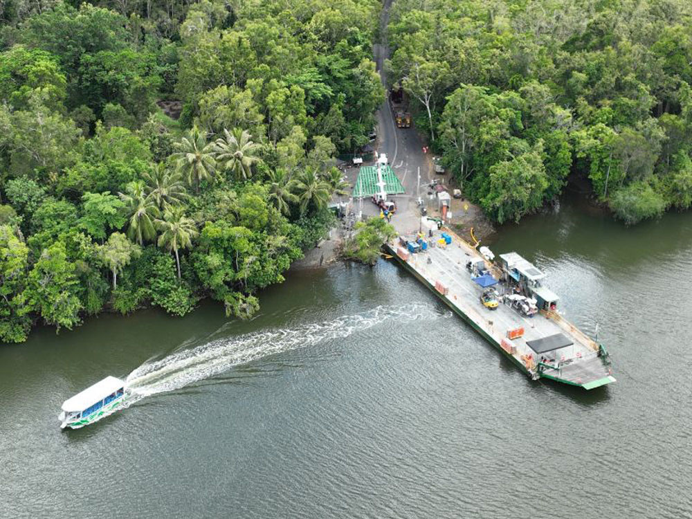 The current ferry. Picture: Douglas Shire Council