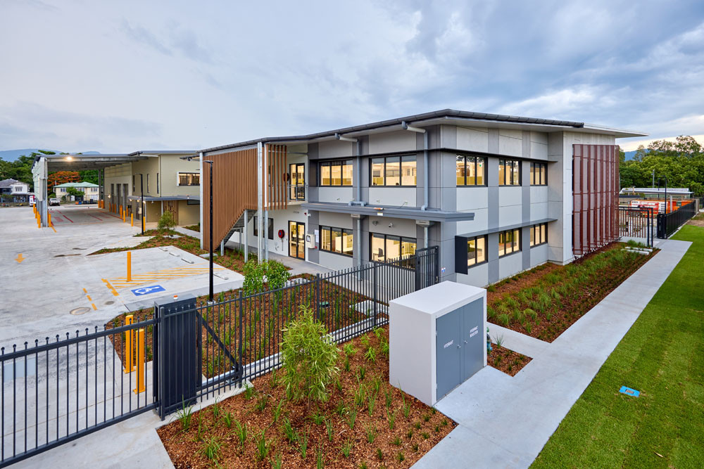 The heritage-listed Mulgrave Gallery is the Far North’s building of the year. Other winners are (at top from left) Duffy residences, Florian House and Ergon’s new building. Pictures: Andrew Watson