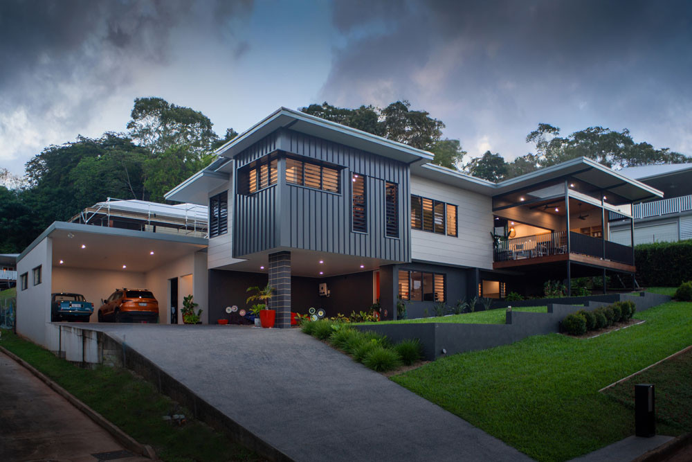 The heritage-listed Mulgrave Gallery is the Far North’s building of the year. Other winners are (at top from left) Duffy residences, Florian House and Ergon’s new building. Pictures: Andrew Watson