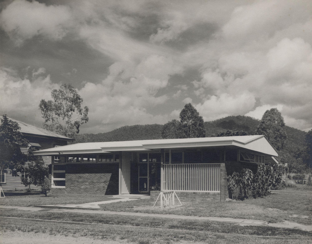 The Municipal Library at Gordonvale is an eligible subject for the photographic competition. It was designed by local architects, S. G. Barnes and Edwin Henry Oribin in 1954 and constructed in 1955.