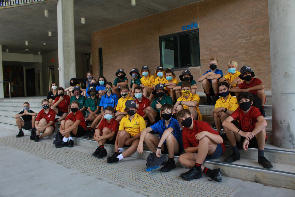 The Year 7 students are the first ones to start studying at Newman Catholic College